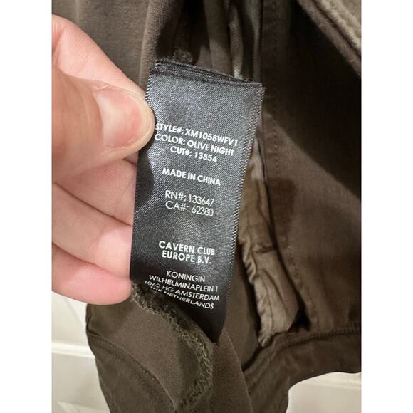 Liverpool Los Angeles Women's Olive Night Bradford Moto Denim Jacket Size Medium - Picture 8 of 8